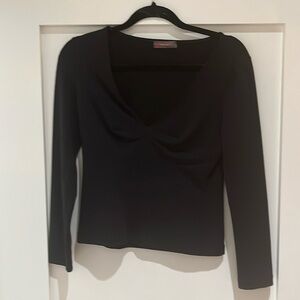 トップス PRADA SPORT Long Sleeve Cut Saw AW10 PRADA SPORT TIPPED LONG SLEEVE POLO (M) - Jazzy Badger